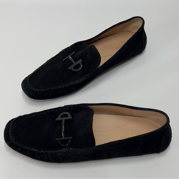 COLE HAAN w Sz 8.5 Black Velvet Driver Slip On shoe. Bit embellishment - Picture 9 of 11